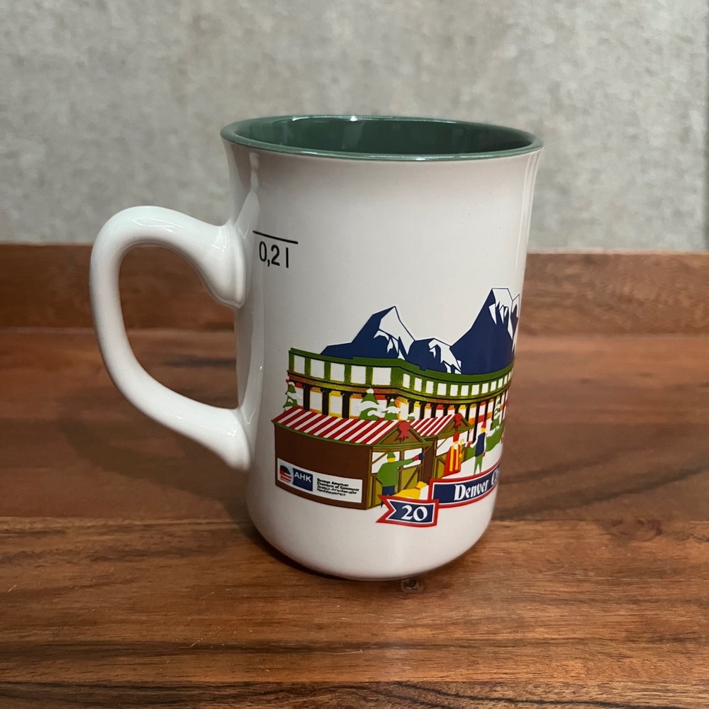 Denver Christkindlmarket Mug 2023 Christmas Market‎ Glühwein Stein 0.2L
